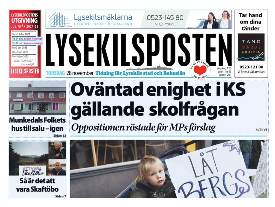 Lysekilsposten publicerar med Prenly och Abicart